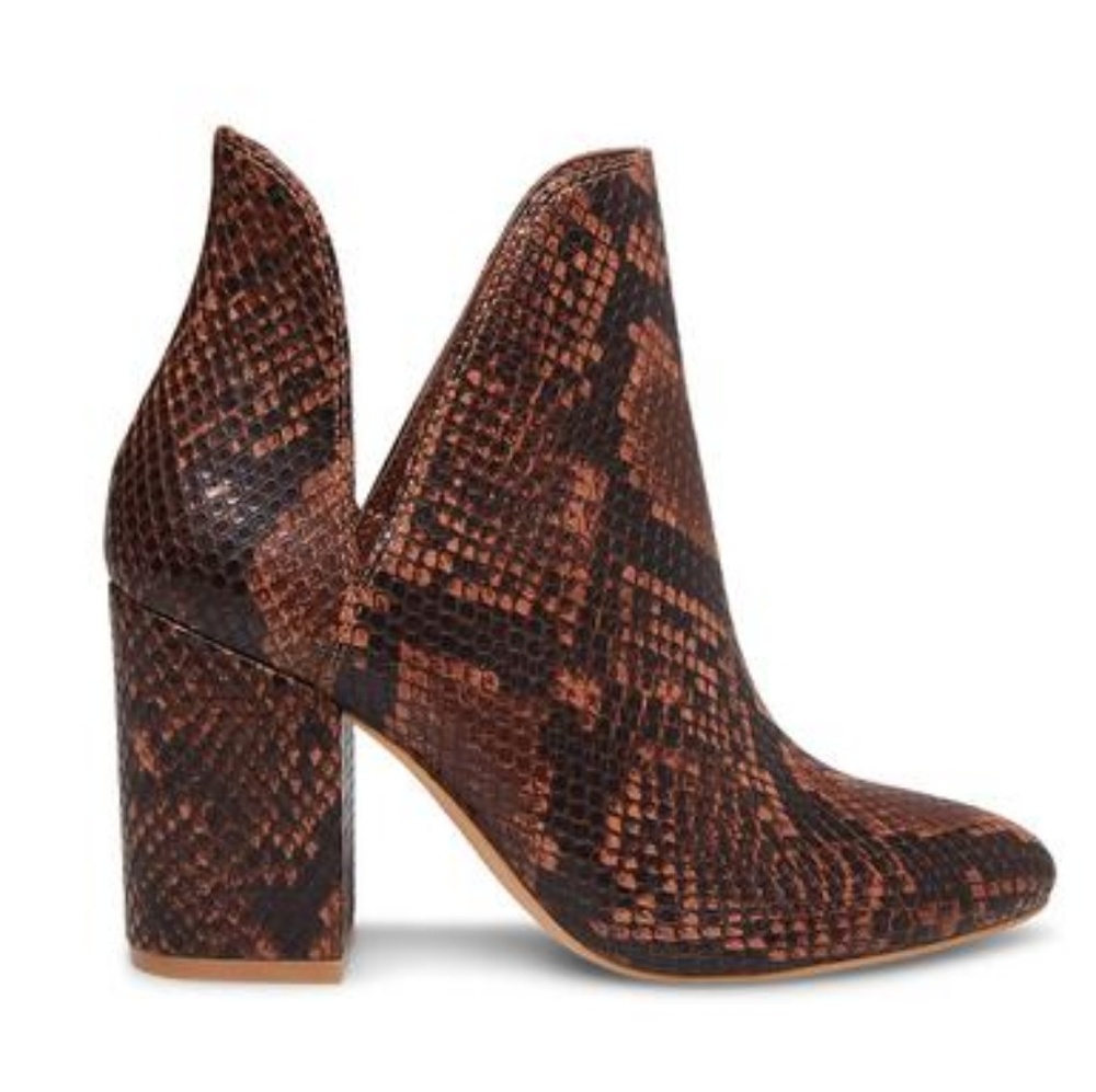 Steve Madden Rookie Brown Snake heels size 8.5